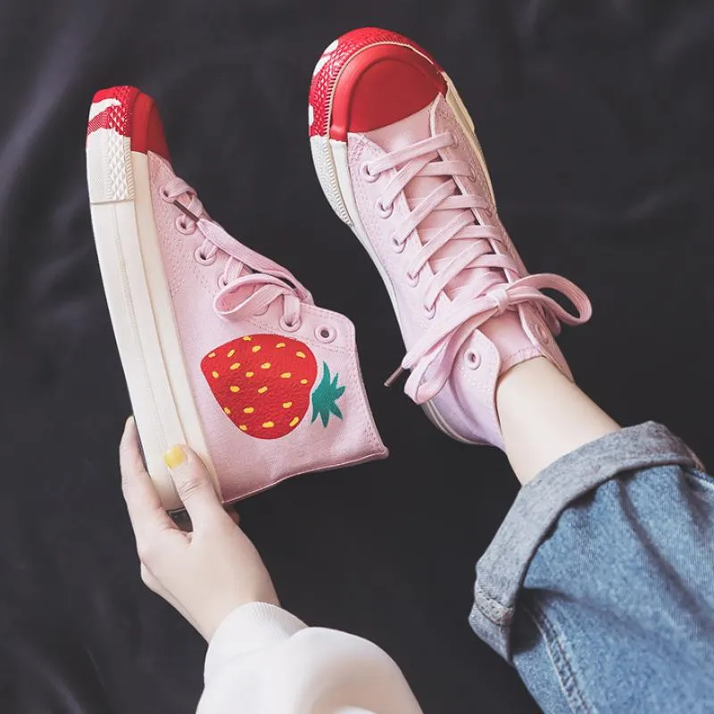 Strawberry Canvas Shoes AD11025