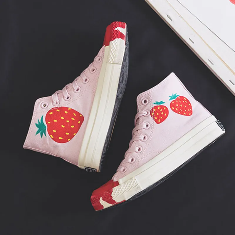 Strawberry Canvas Shoes AD11025