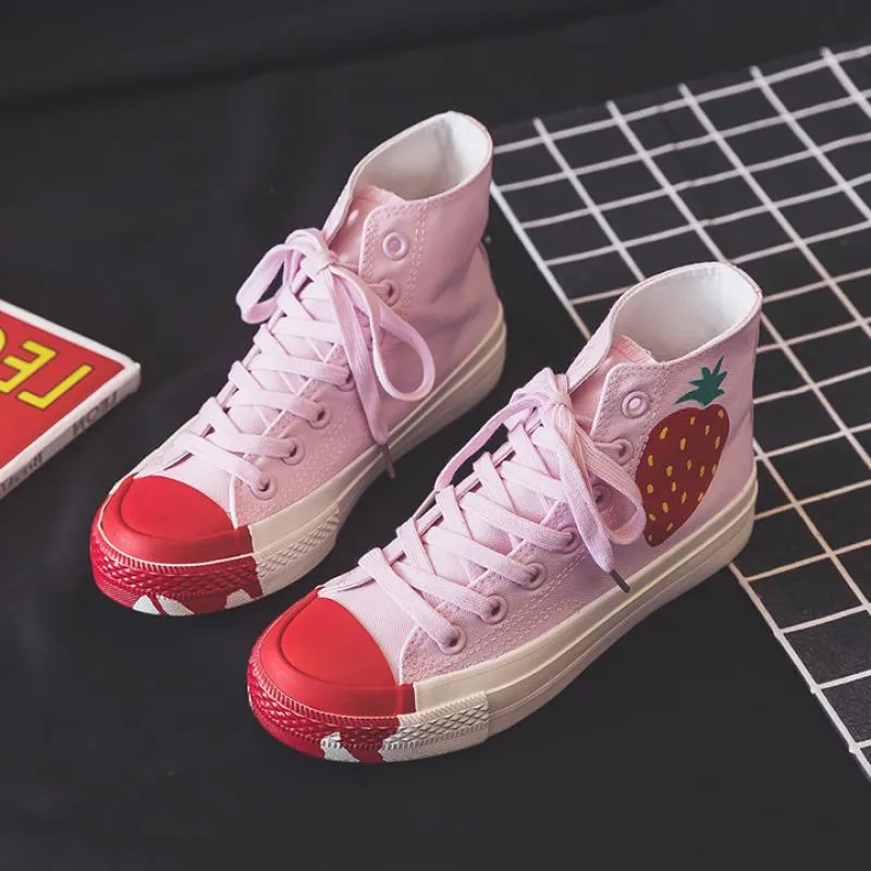 Strawberry Canvas Shoes AD11025
