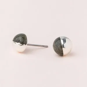 Stud Earring Labradorite/Silver