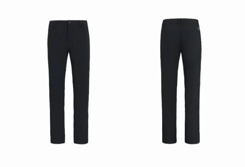 SVG Golf Men's Classic Straight-Fit Black Pants