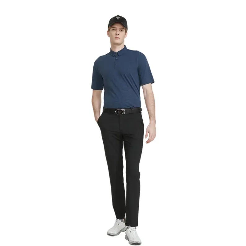 SVG Golf Men's Classic Straight-Fit Black Pants