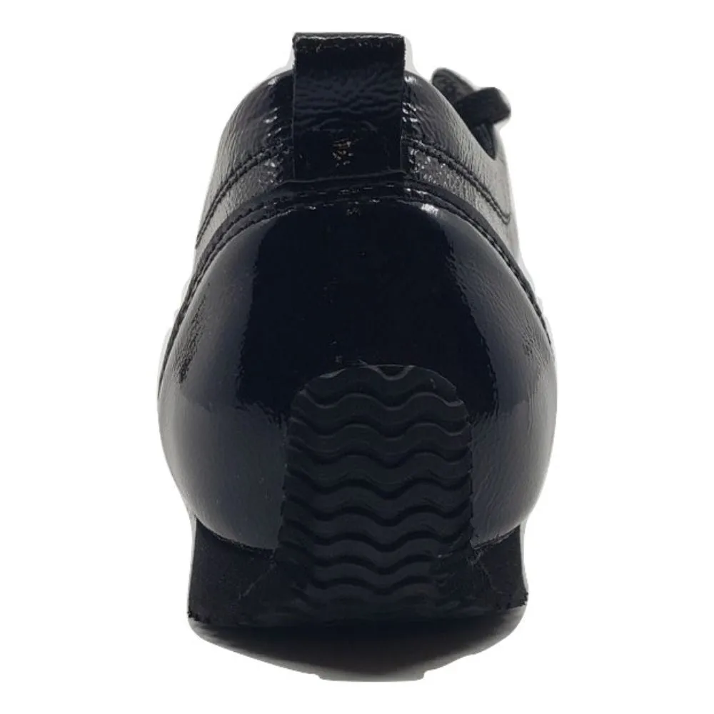 Tanja Black Patent Leather Semler Sneakers