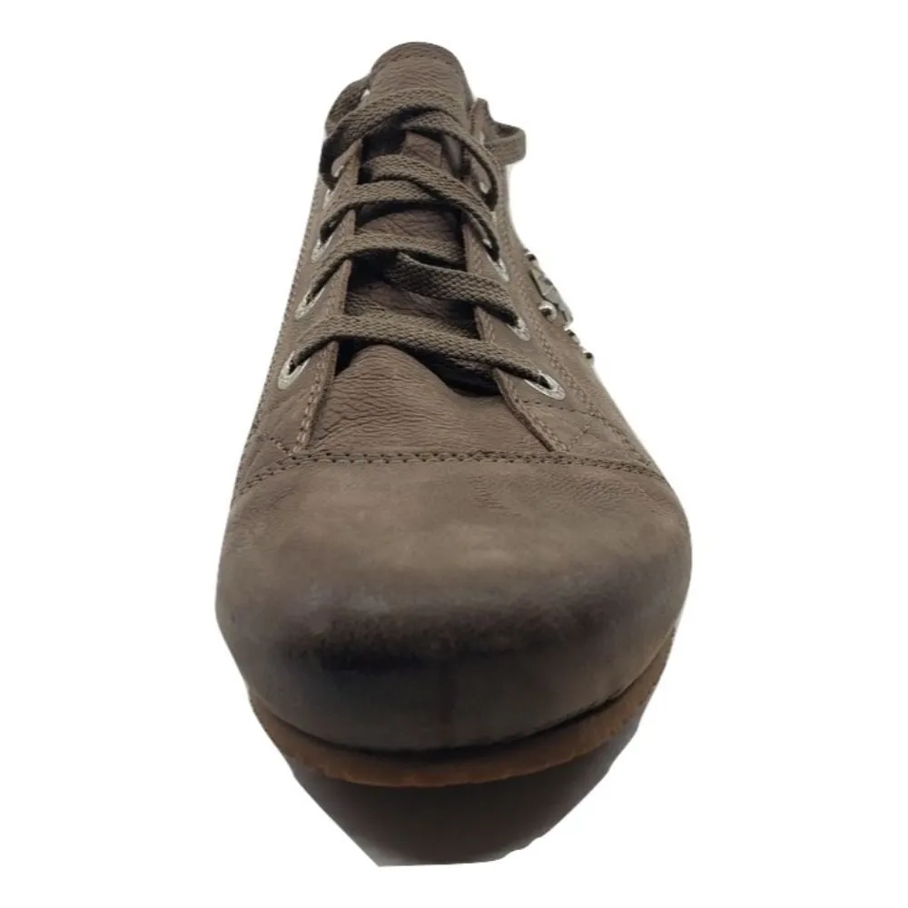 Tanja Taupe Suede Semler Sneaker Flats