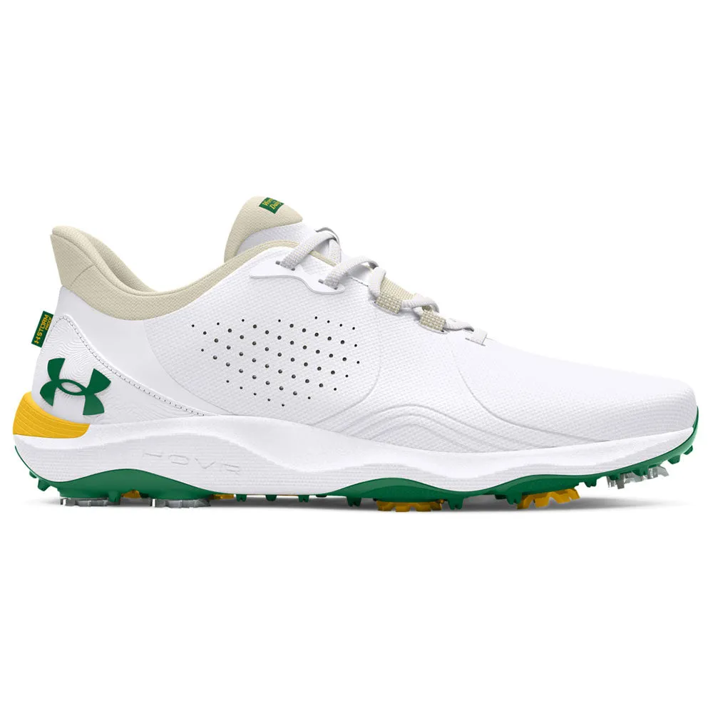 Under Armour Drive Pro Golf Shoes - White/Green - Limited Edition Collection