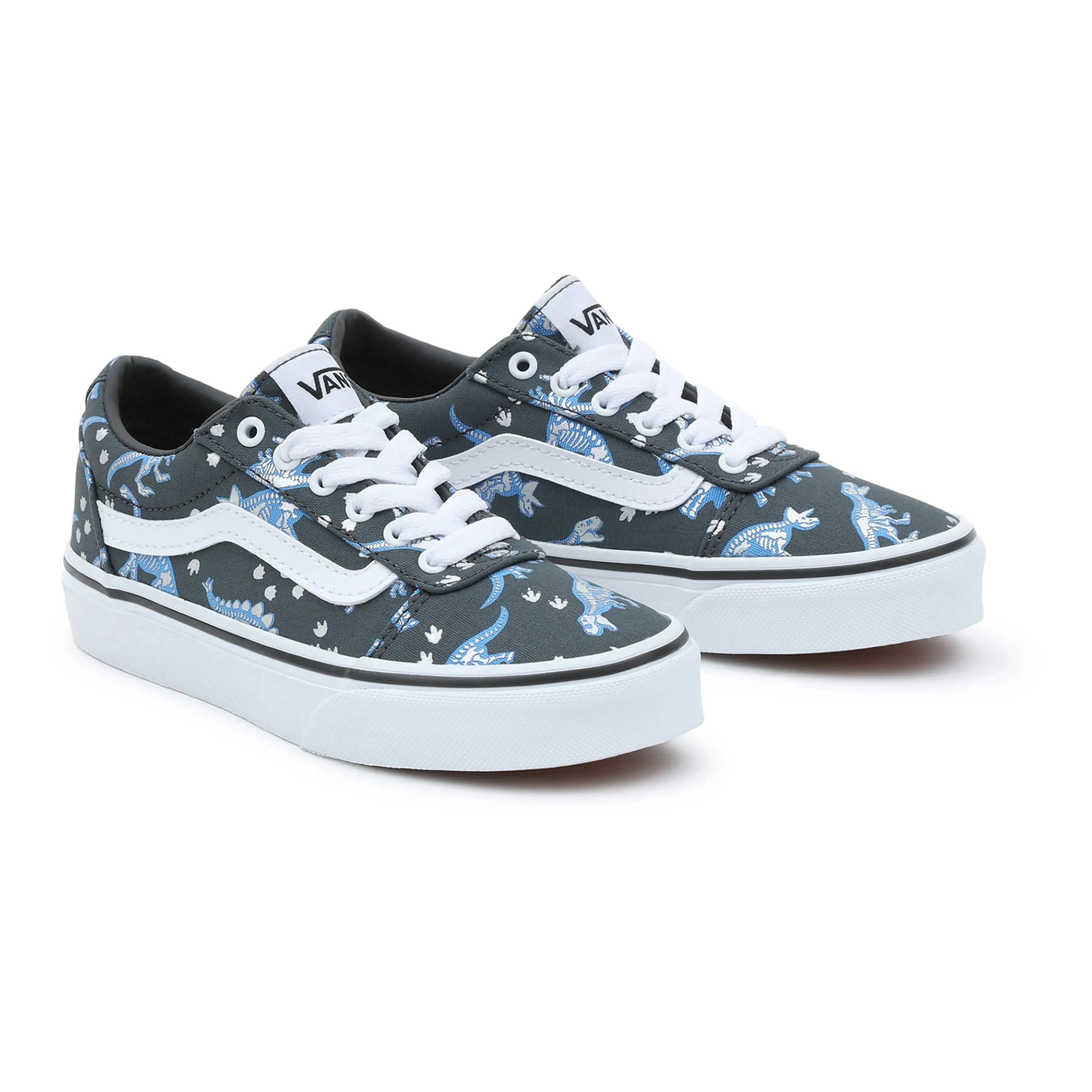 Vans Youth Ward Vn0a38j9dgw1 Dino Skeleton