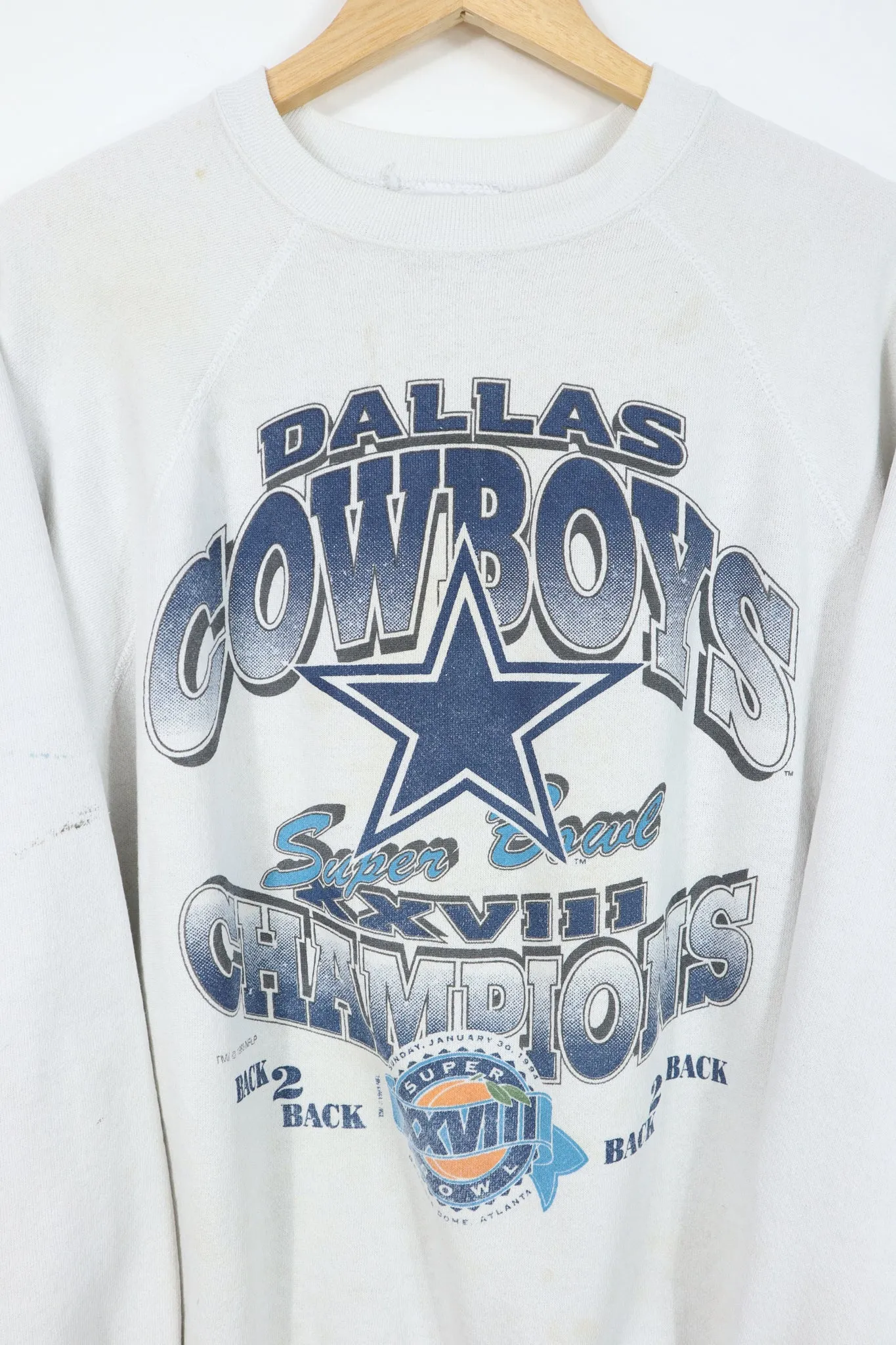 Vintage Dallas Cowboys Super Bowl XXVIII Champions Crewneck