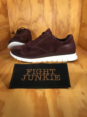 VIONIC FRESH TAYLOR Women's Size 9.5 Suede Walking Shoes Sneakers Burgundy