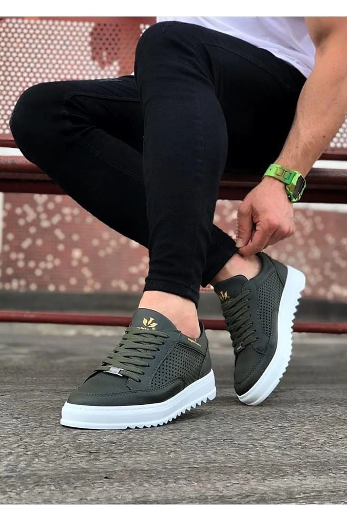 WG505 Khaki Men's Casual Shoes