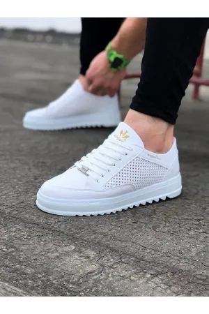 WG505 White Casual Shoes