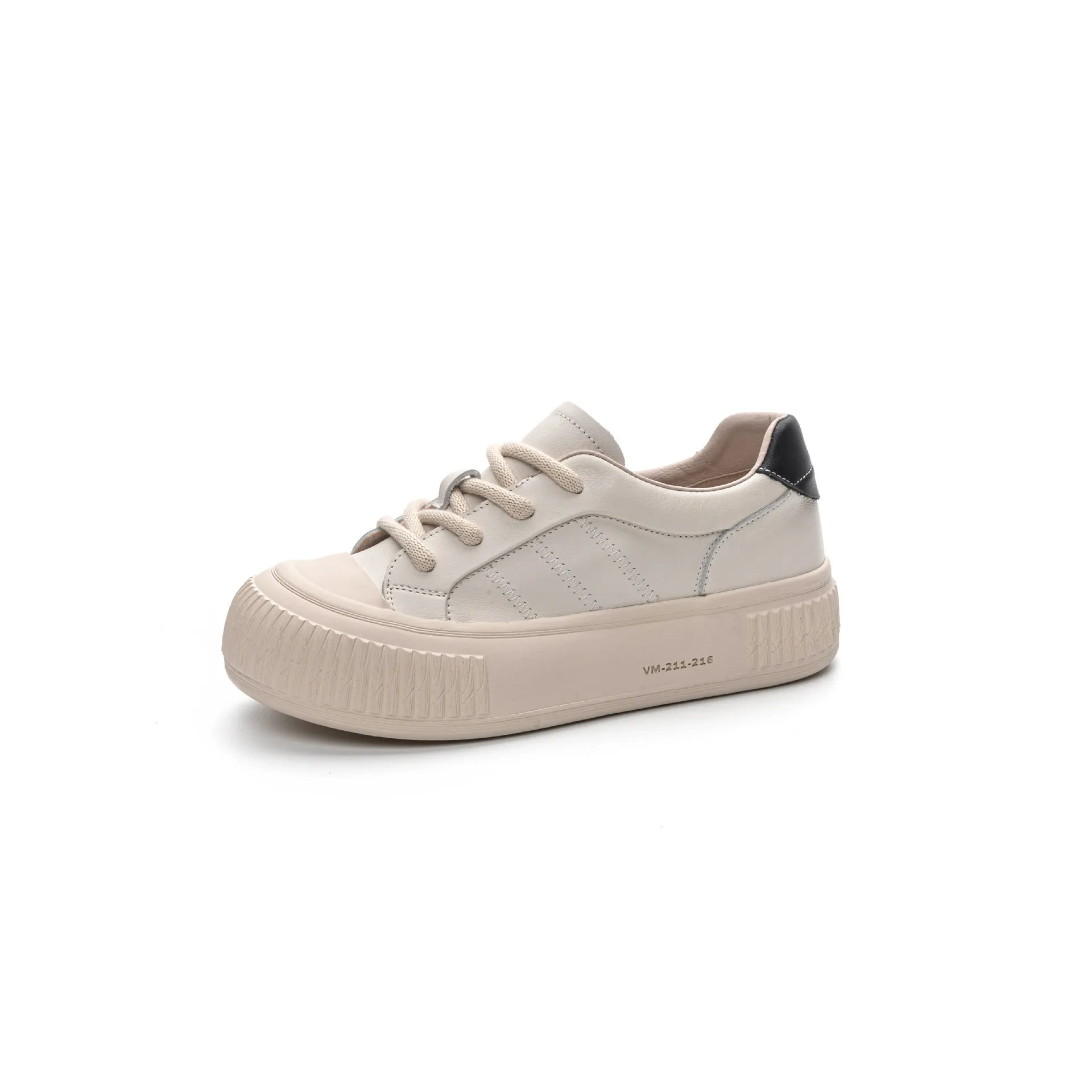 Women Fashion Quilted Leather Soft Casual Shoes