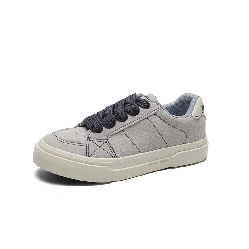 Women Minimalism Quilted Canvas Flat Casual Shoes