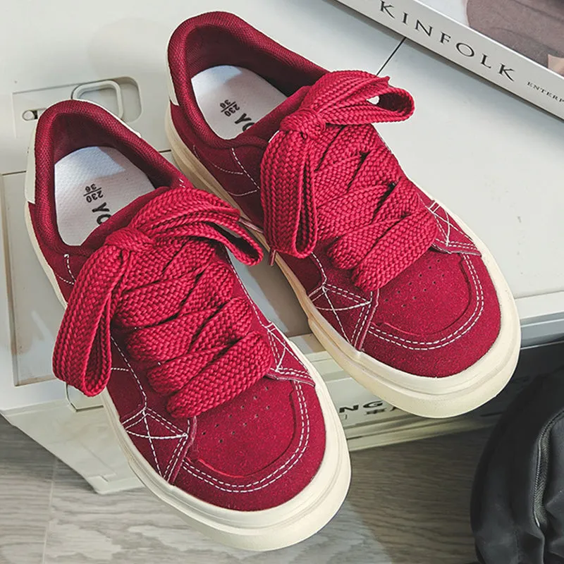 Women Minimalism Quilted Canvas Flat Casual Shoes
