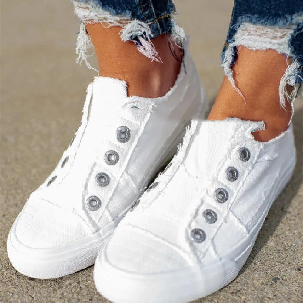 Women's Canvas Sneakers in 3 Colors