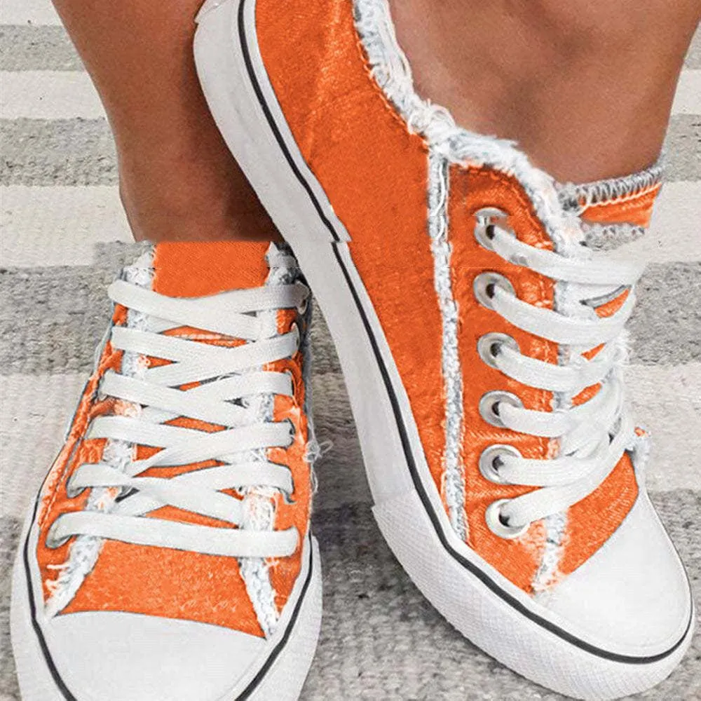 Women's Canvas Sneakers in 3 Colors