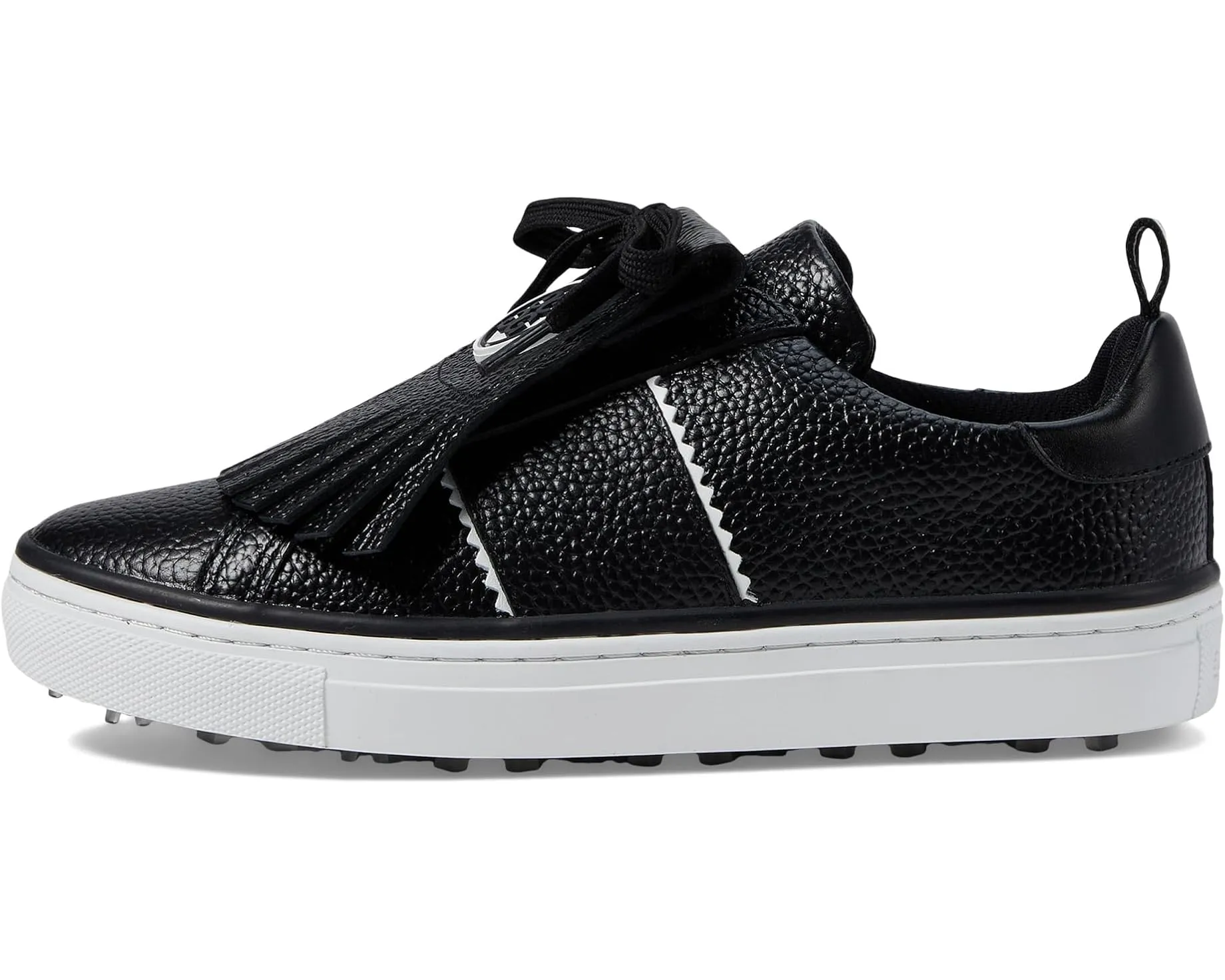Women's GFORE Durf Pebble Leather Kiltie Golf Shoes