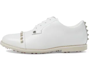 Women's GFORE Gallivanter Pebble Leather Stud Cap Toe Golf Shoes