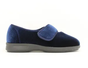 Womens Lightweight Nellie Navy Slippers