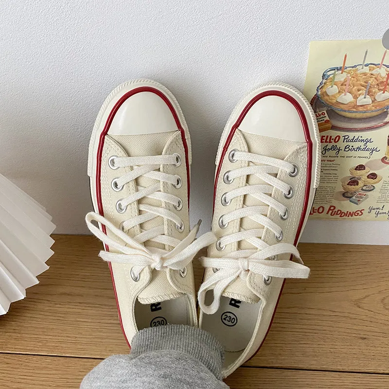 Women's Street Shot Classic Versatile Retro Replica Canvas Shoes