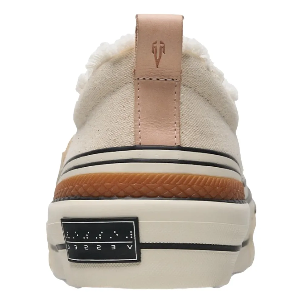 XVESSEL CANVAS TIRAMISU LOW SHOES-WHITE