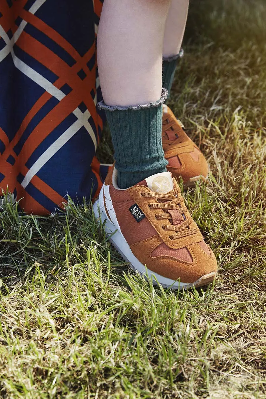 Young Soles Keegan Sneaker Orange Rust
